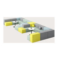 Office sofa irregular shape training institution patchwork sofa reception rest area business reception casual sofa sf-04