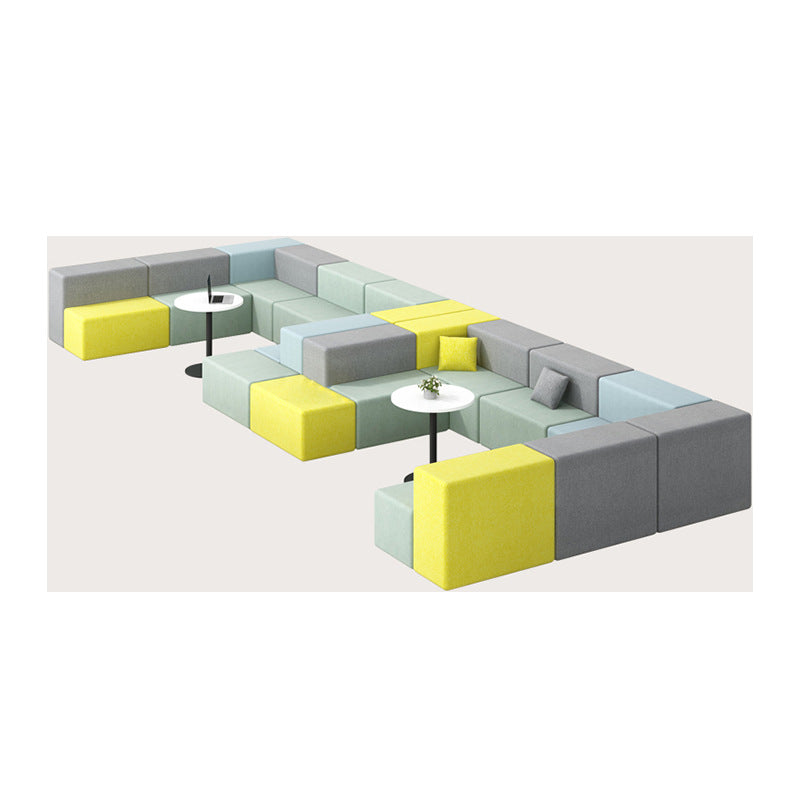 Office sofa irregular shape training institution patchwork sofa reception rest area business reception casual sofa sf-04
