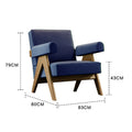 Negotiation table and chair combination, star hotel chair, rest, reception, sales suite, solid wood sofa chair, all solid wood