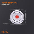 Three-ring stainless steel casing steel tape measure mini small tape measure 1.2m 3.5m metric high-precision measurement