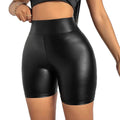 Fashionplus sizepu leather shorts for women 4-point pants hot style sexy cross-border independent station nightclub women's hot pants ins style
