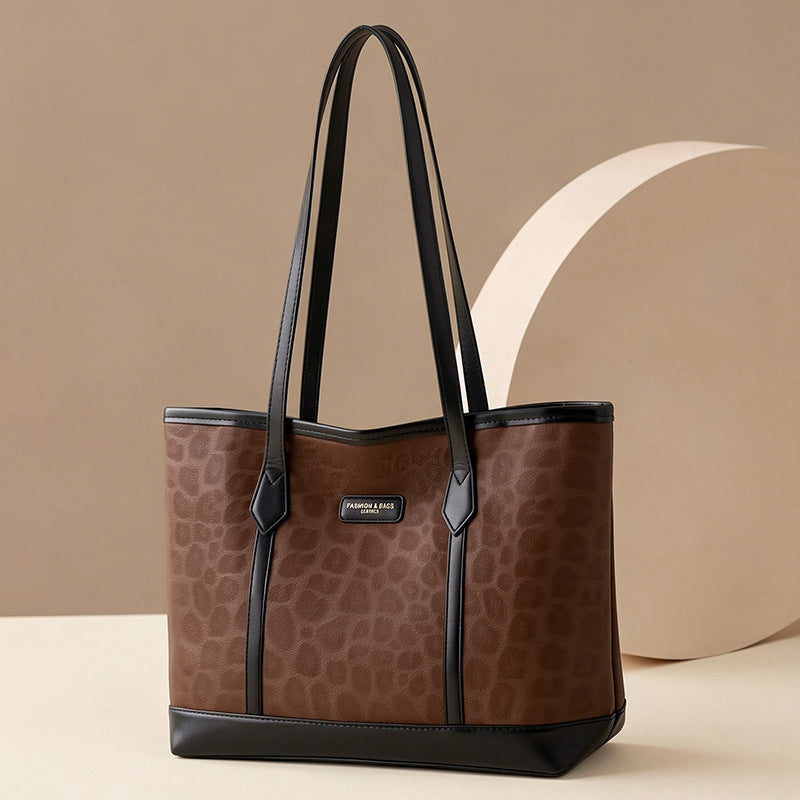 Fashionable commuter large capacity women's bag 2026 new high-end shoulder bag handbag trendy versatile tote bag