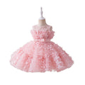 Girls' princess dress mesh children's formal dress for little and middle-aged children, host, performance, birthday party, piano recital costume, kids' skirt