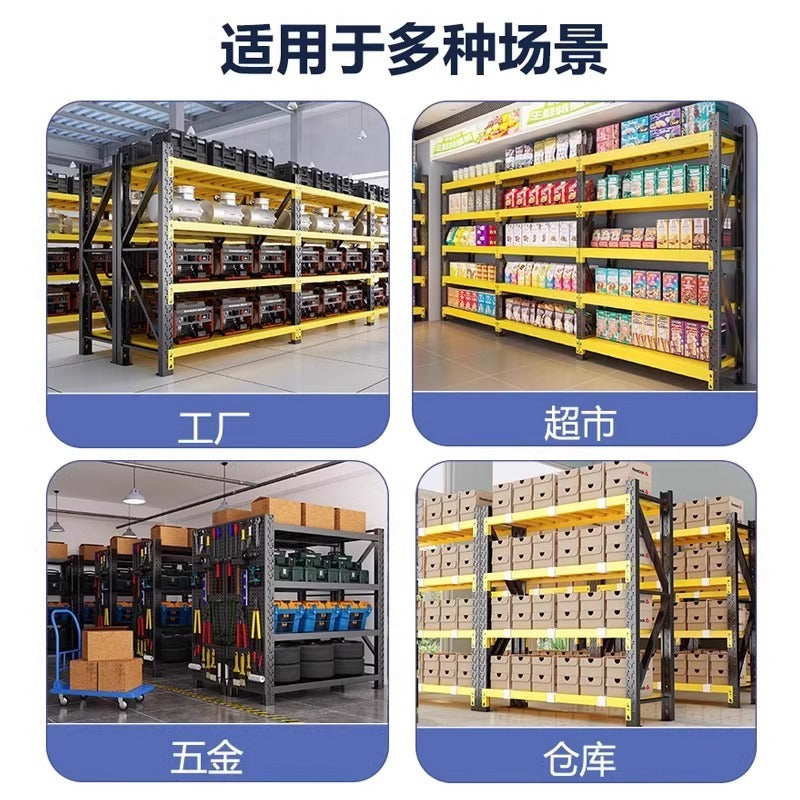 Multi-tier storage racks, heavy-duty industrial shelving for warehousing, hardware and mold racks, express delivery storage