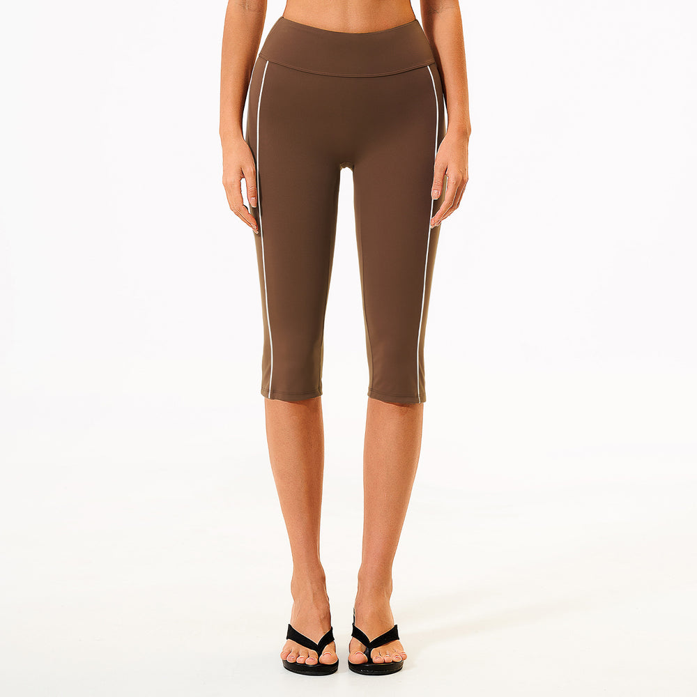 Color block brushed fleece compression tank top with removable pads - breathable, comfortable, quick-dry yoga & workout top 4539