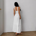 hot-selling suspender dress retroslimming look skirt women's summernew arrivalelegant holiday style long skirt for women