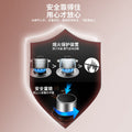 Wholesale high-power nine-burner gas stove, home use double burner cooktop, built-in/free-standing dual-purpose gas stove, natural gas double burner