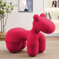 Rose red lamb wool fabric