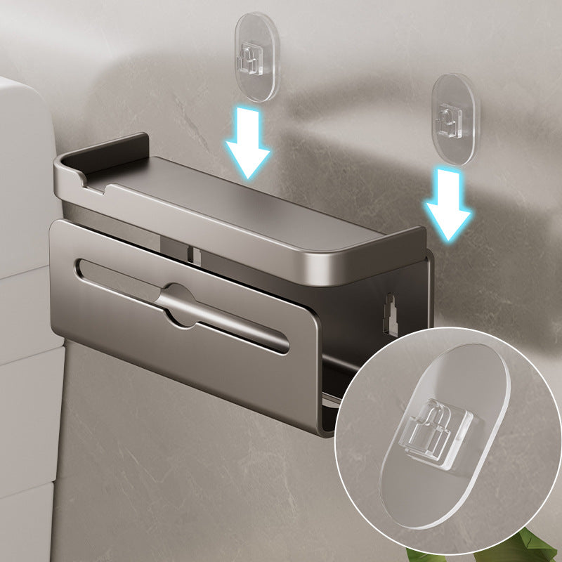 No punching tissue box Wall-mounted toilet Extended toilet Napkin paper drawing Mobile phone Kitchen toilet paper rack