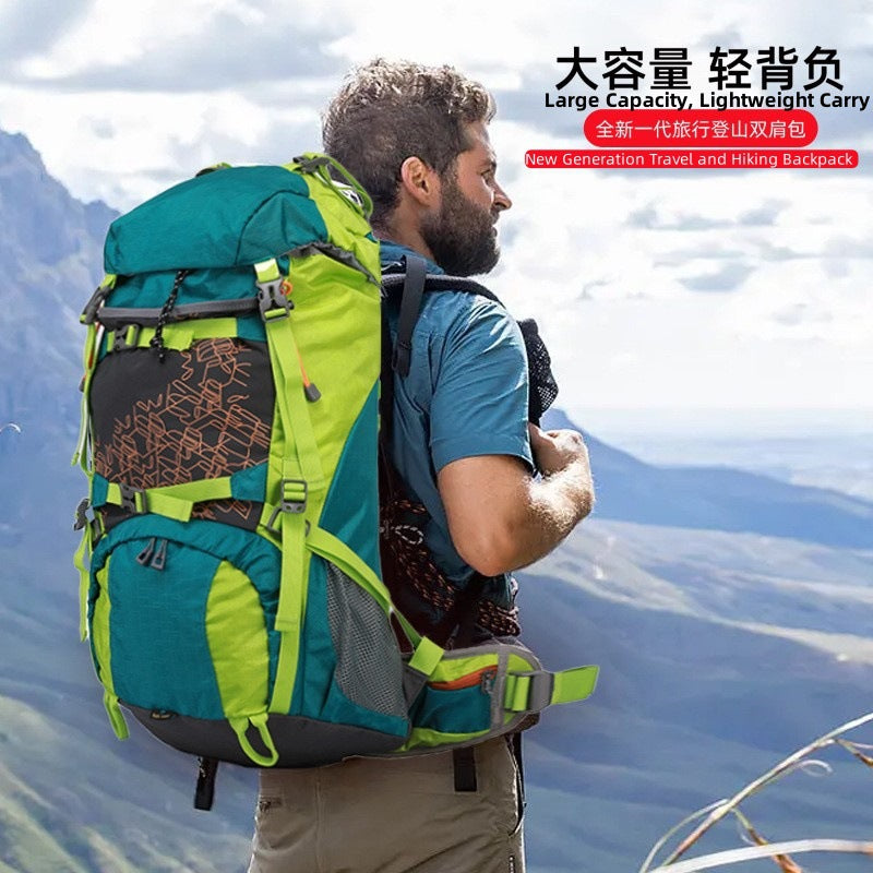 Outdoor Hiking Bag Large Capacity Travel Camping Bag Multifunctional Hiking Backpack Outdoor Sports Bag