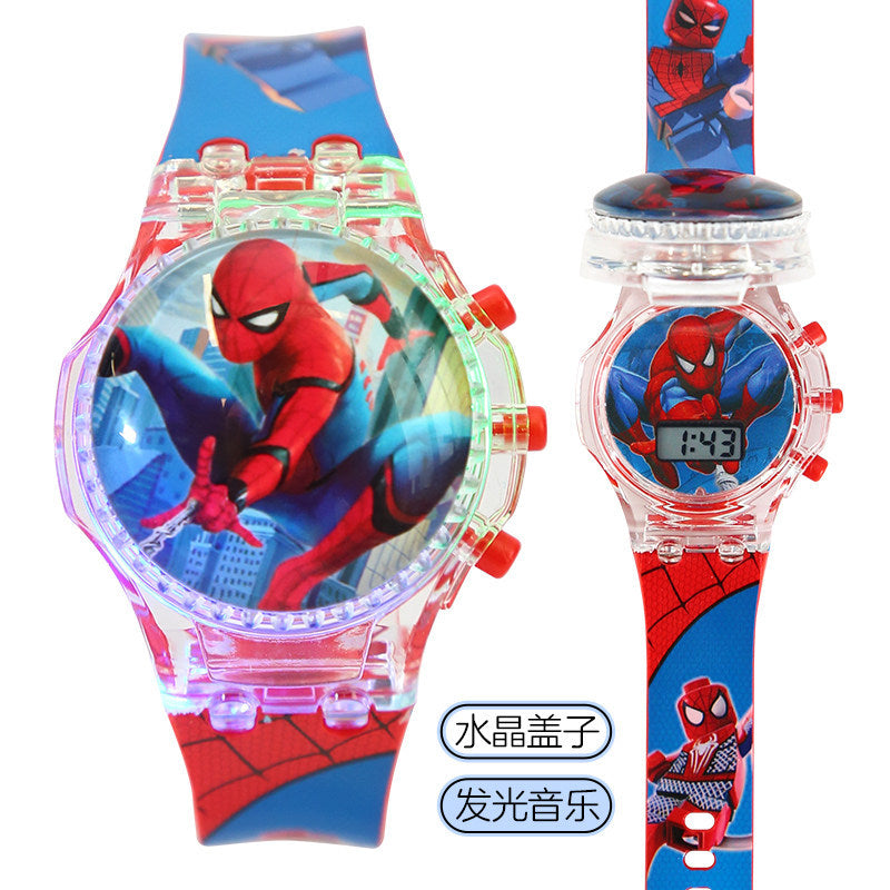 Educational toy unicorn kids watch - musical, light-up, rotating electronic watch for boys and girls, ages 3-9