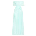 sourcing:  new african-style one-shoulder chiffon dress - plus size bridesmaid dress for