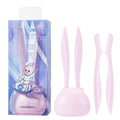 Cute rabbit eyebrow razor oem stainless steel blade eyebrow shaper women's eyebrow trimmer beauty tool eyebrow shaping comb anti-scratch
