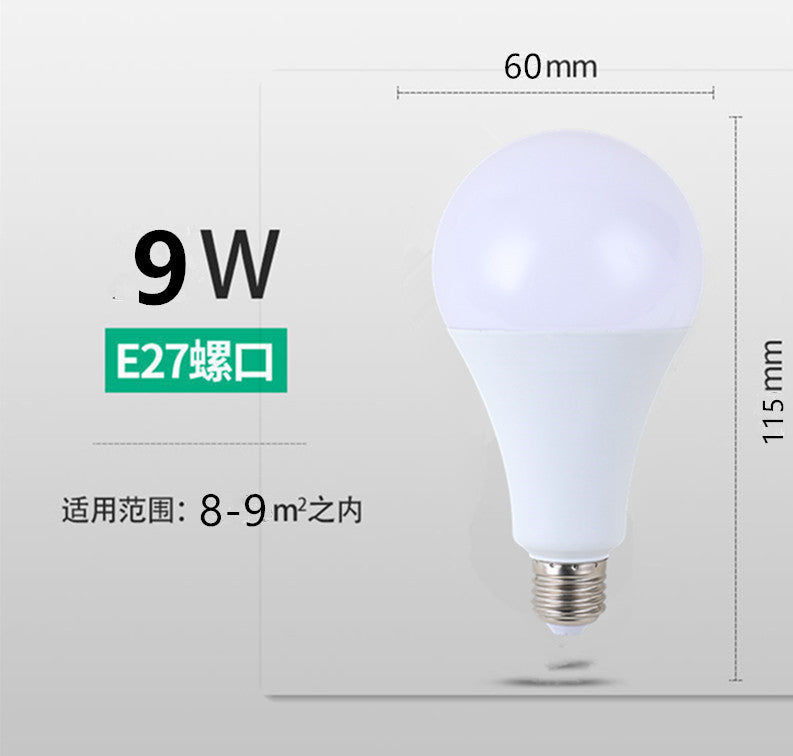 LED bulb Super bright A bulb E27 screw white light B22 warm light constant current eye protection waterproof household factory lighting bulb