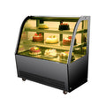 Huaer curved cake cabinet commercial sushi pastry mousse bread preservation display counter type dessert refrigerator