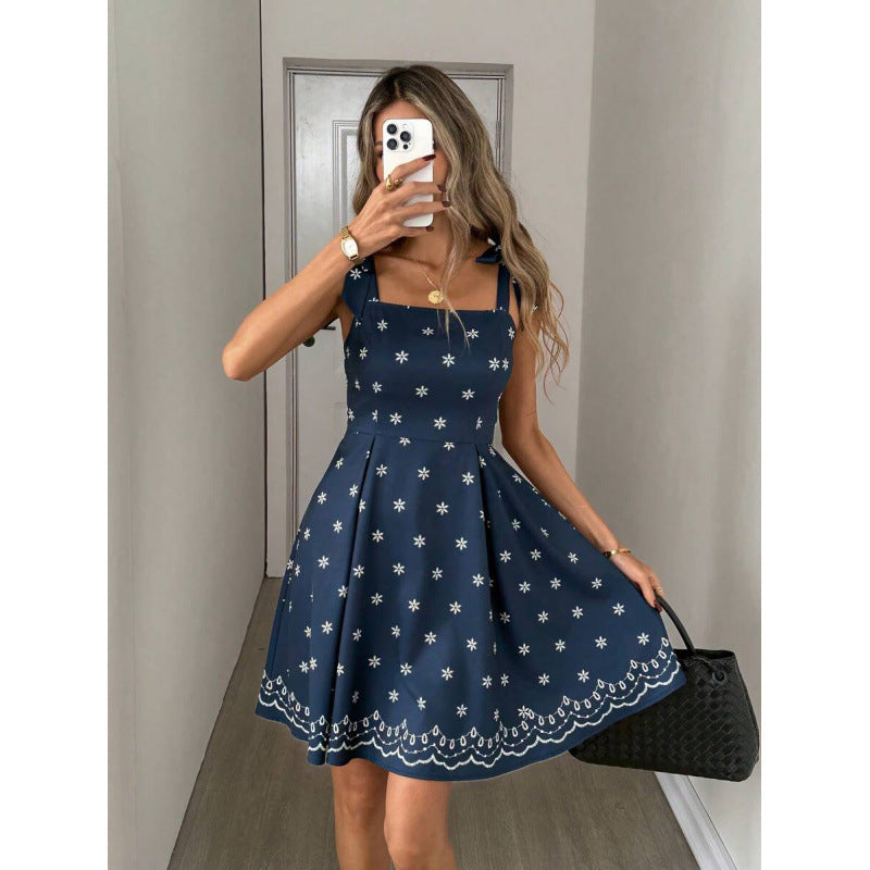 Amazon fashion sling short sling dress women's  summer new arrival vacation casual skirt
