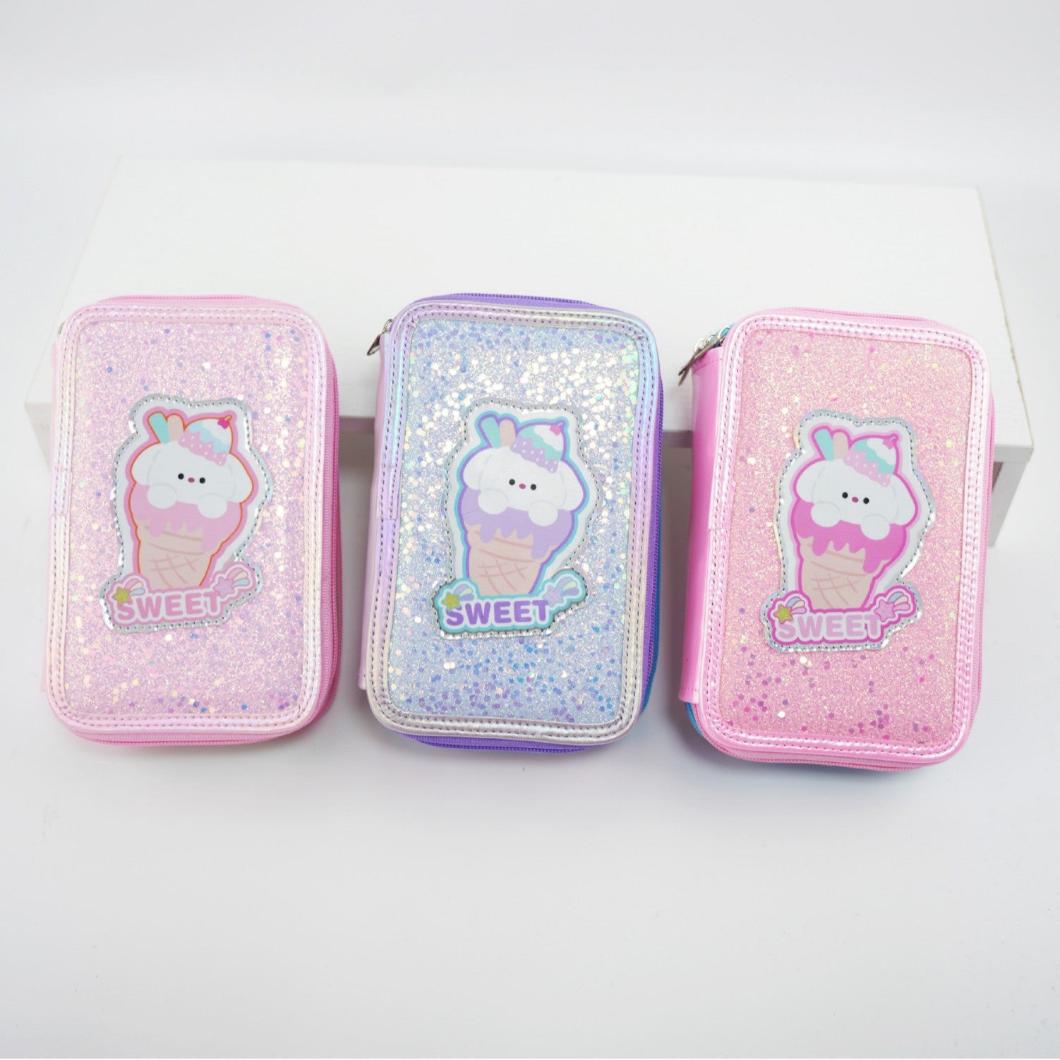 New pencil bag, primary school student drawing pen, pencil bag, large-capacity stationery bag, art pen storage bag, high-value pencil case.