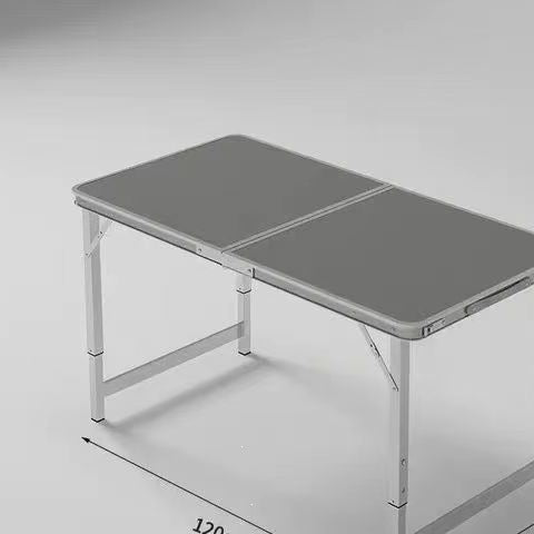 Outdoor foldable table portable camping picnic table night market stall street vendor retractable aluminum alloy foldable table