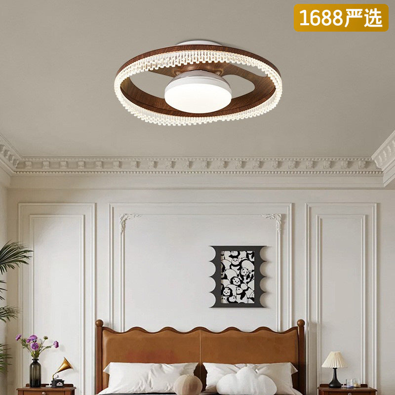 [Strict selection] Anti-direct blowing bladeless fan light Main ceiling light 2025 New children's room invisible ceiling fan Electric fan