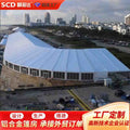 Factory direct export industrial tent, temporary logistics storage warehouse tent, outdoor large aluminum alloy warehouse tent