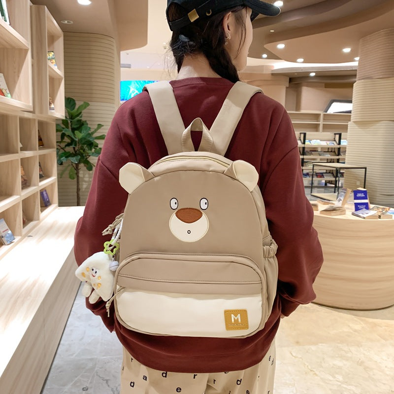 New cute middle and high school students backpack trendy casual large capacity fashion backpack Valentine's Day birthday gift