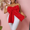D335women tops european and american women's sexybows wrap chest african off shoulder easiest for match short tops shirt