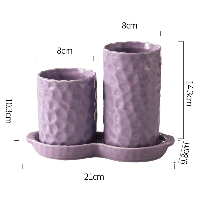 Macaron color chopstick cage for home kitchen storage kitchen utensils with drain holes hammered chopstick barrel spoon tableware storage