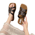Women's summer sandals & slippers - 2025 new fashion, versatile style, perfect for dresses, beach & pool, roman-style thong sandals