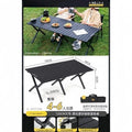Camping table outdoor multi-functional foldable camping table and chair suit stall table portable plaid camping chair no