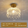 Luxury crystal entryway chandelier - french art style for hallway, corridor, balcony, and ambiance enhancement