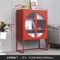 Iron sideboard storage wall storage iron cabinet kitchen living room wine cabinet modern casual tea storage drawer cabinet