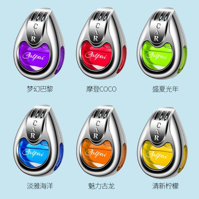 Car air freshener vent clip perfume, car aromatherapy balm, car interior accessories, air freshener for men, long-lasting