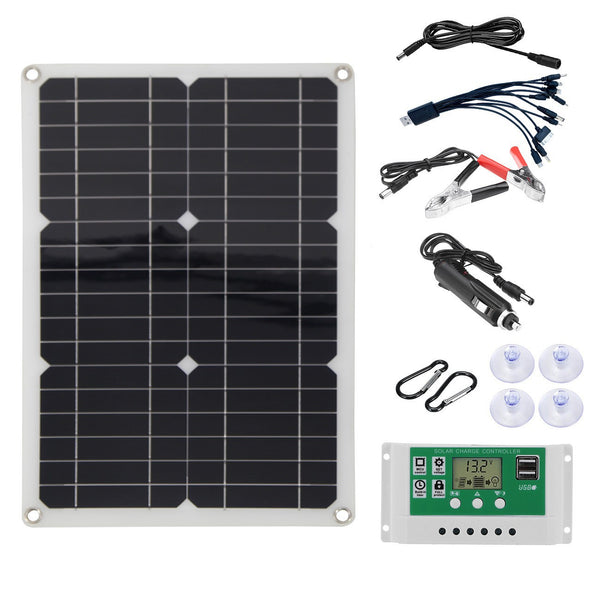 Cross-border single crystal 20W 420 * 280 solar panel controller set, controller set 10-100A