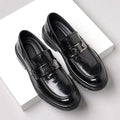 Genuine leather men's leather shoes - soft sole, soft upper, casual shoes, wear-resistant, versatile, trendy, comfortable slip-on loafers