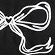autumn cross-border girls' bow print crew neck top & 3d bow washed denim jeans two-piece set