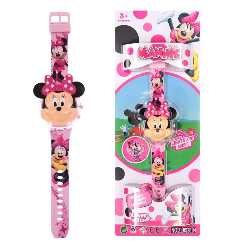 New musical light-up cartoon flip electronic watch for kids - educational toy, perfect birthday gift for preschoolers (boys & girls)