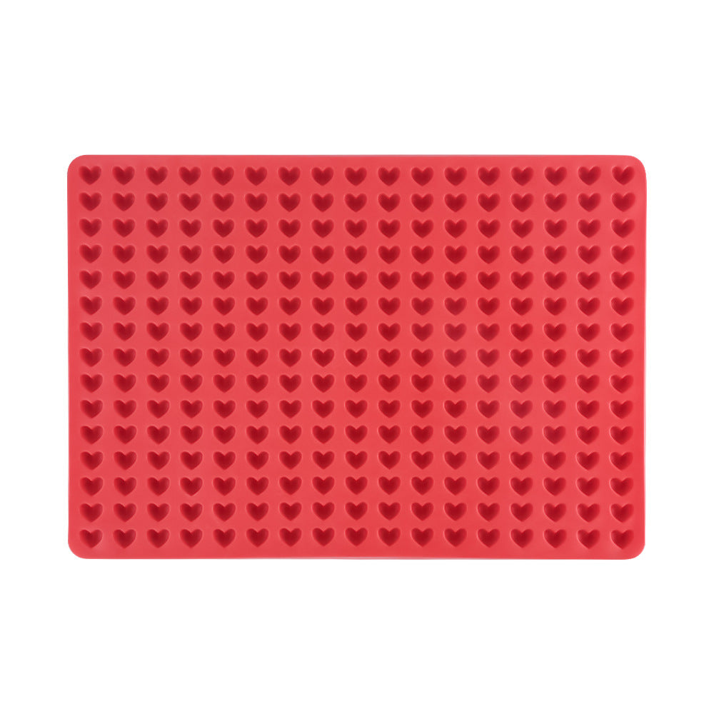Drain silicone pad High temperature resistant barbecue pad Kitchen baking pet biscuit mold Chocolate fondant mold Food grade