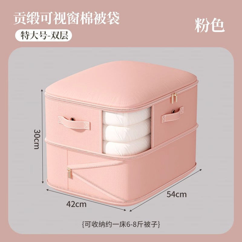 Quilt storage bag, down jacket quilt silk quilt special compression bag, winter season clothes quilt finishing bag