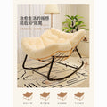 Rocking chair rattan lounge chair balcony for homecasual adult lazy sofa popular small apartment leisure cushion