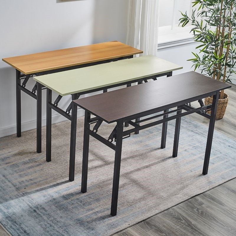 Simple bench desk office desk computer desk dining table training desk folding portable conference table thickened square table rectangular table