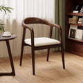 Designer ash back dining chair scandinavian solid wood book chair armrest seat study chair horn chair president chair