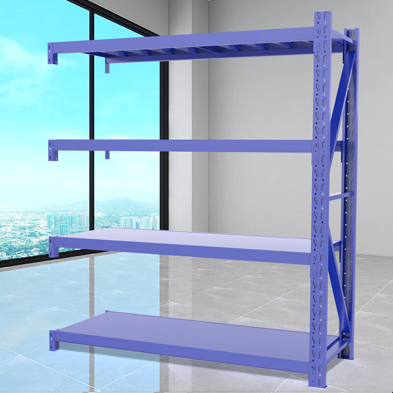 E-commerce Shelf Shelf Light Medium Heavy Duty Shelf Three-dimensional Warehouse Shelf Household Express Iron Shelf