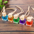 Car air freshener pendant, 8ml car perfume, long-lasting light fragrance for car interior, car dangle, cologne for men and women