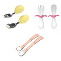 Baby spoon newborn food feeding spoon 6+ months baby spoon silicone soft spoon short handle - direct from the factory