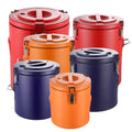 Stainless steel insulated bucket for stalls, special commercial colorful milk tea bucket, rice bucket, ice bucket, special breakfast soy milk bucket for stalls