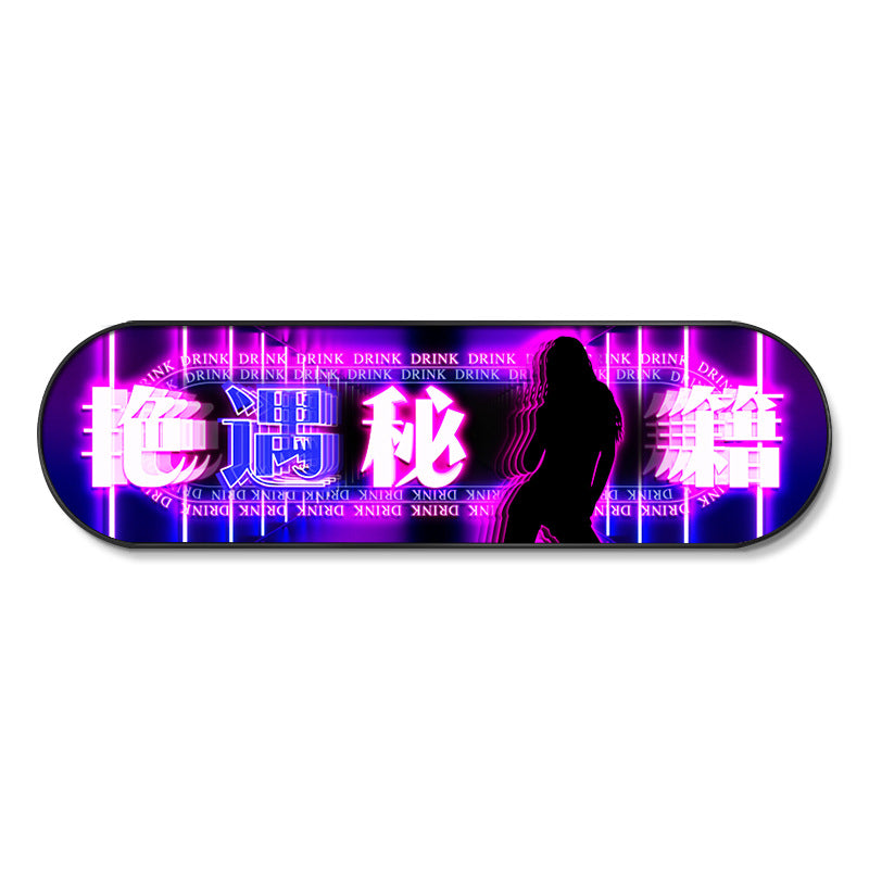 KTV room background wall lighting painting bar private room hanging painting leisure club theme decoration tavern mural