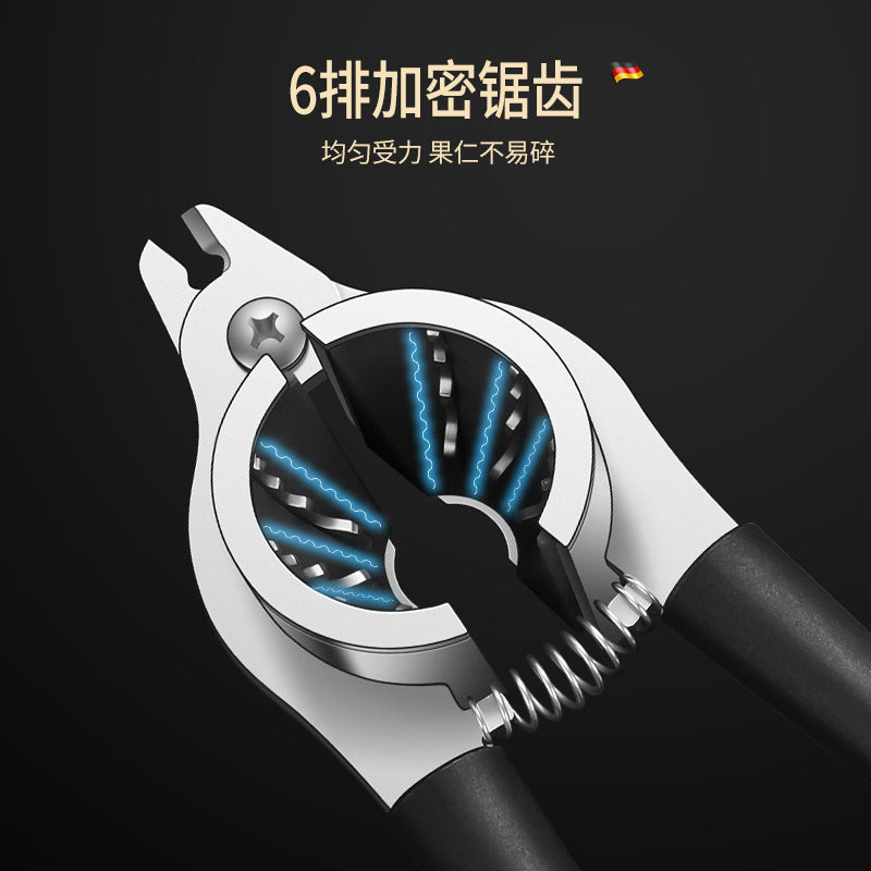 Stainless steel walnut clip household multi-function pliers clip hazelnut shell opener pecan clip nut clip tool