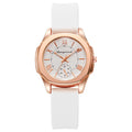 Trendy korean style quartz watch for women - elegant wristwatch with silicone strap - wholesale student watches