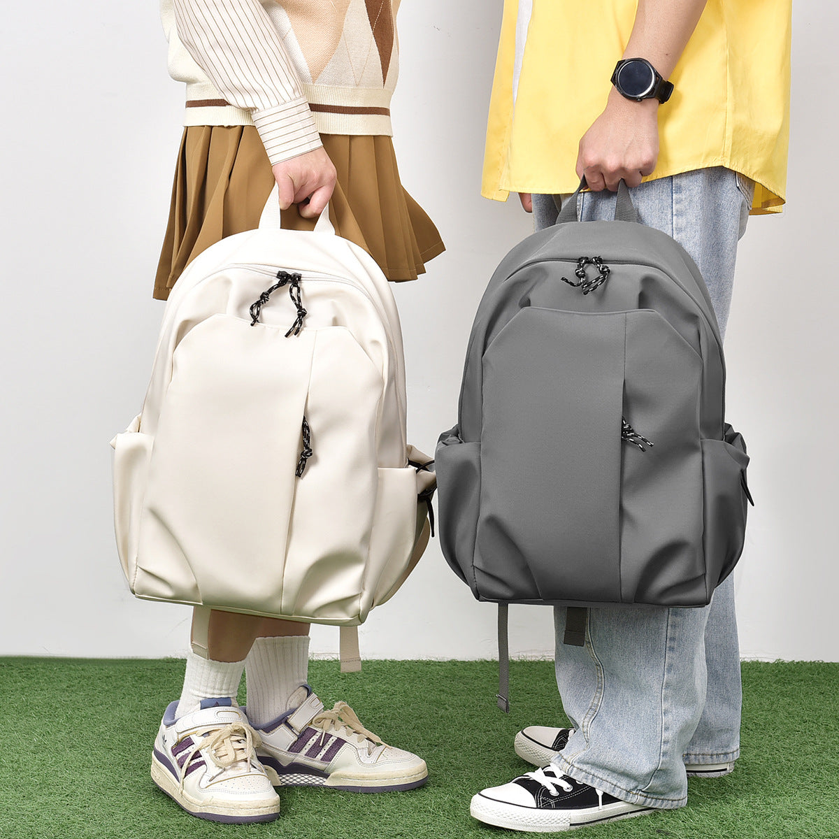 School bag, boys, high school students, college students, junior high school students, simple campus backpack, fashion brand backpack, women's large capacity