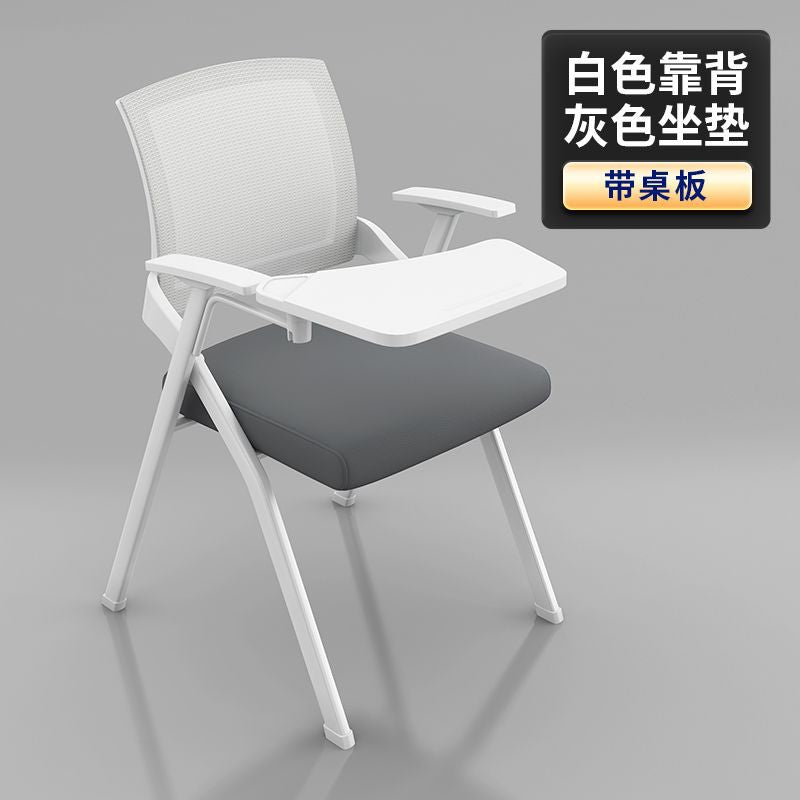Conference writing board table and chair office chair all-in-one conference room meeting foldable chair foldable training chair with table board chair